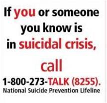 National Suicide Hotline